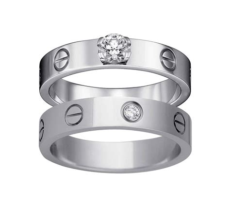 cartier matching wedding bands|cartier wedding band with diamonds.